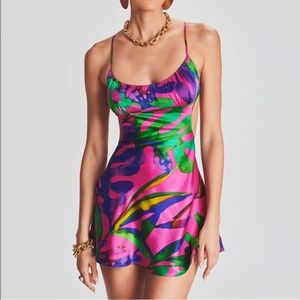 Retrofete Josefine Dress Tropical Leaf